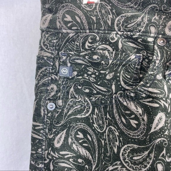 Adriano Goldschmeid Anthropologie Black & Gray Stevie Velvet Ankle Pants 29 - Picture 5 of 10